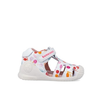 Biomecanics Παιδικά Πέδιλα Ανατομικά Λευκά 262104-B050